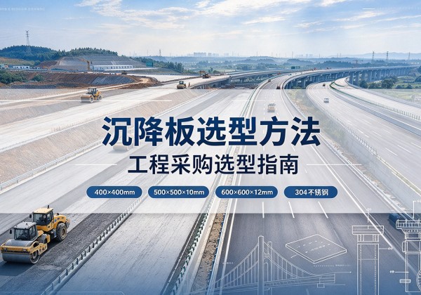纳溪沉降板选择方法